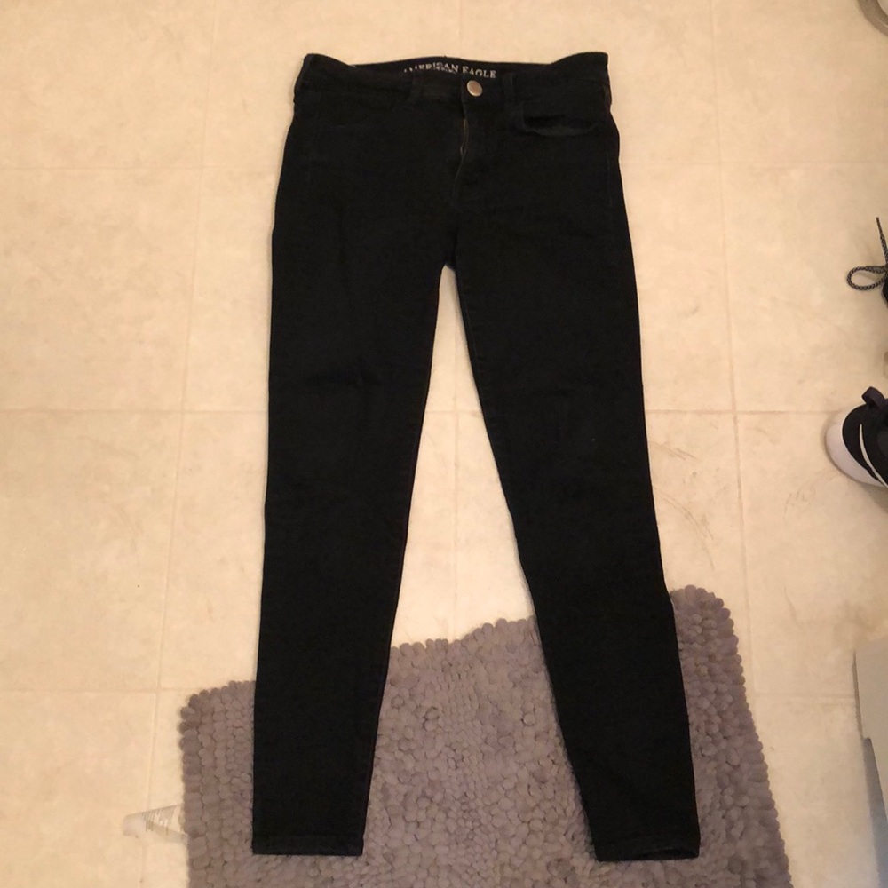 American Eagle Black Skinny Jeans